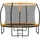Songmics Gartentrampolin 305 cm inkl. Sicherheitsnetz schwarz/orange