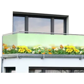 Maximex Balkonverkleidung 500 x 85 cm mehrfarbig Kunststoff