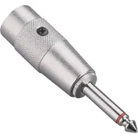 Paccs Audio Adapter [1x XLR-Stecker - 1x Klinkenstecker 6.35