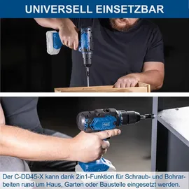 SCHEPPACH C-DD45-X ohne Akku + Gürtelclip