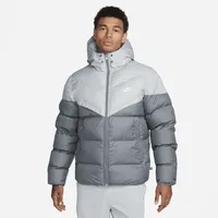 Nike Windrunner PrimaLoft® Storm-FIT-Puffer-Jacke mit Kapuze für Herren - Grau, M