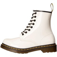 Dr. Martens 1460 Patent WHITE, Damen Combat Boots, Weiß (White), 43 EU (9 Damen UK)