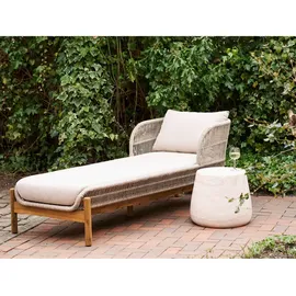 VCM House Nordic, Beistelltisch Bonn Natur 48 x 48 cm) | DH 48x41 cm