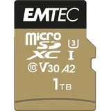 Emtec SpeedIN PRO R100/W100 microSDXC 1TB Kit, UHS-I U3, A2, Class 10 (ECMSDM1TXC10SP)