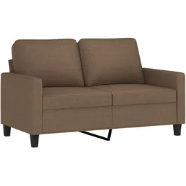 vidaXL 2-Sitzer-Sofa Braun 120 cm Stoff