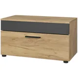 Vicco Wohnzimmerschrank, Honigeiche, Anthrazit, Holzwerkstoff, Rechteckig, 70.8x38.9x35.3 cm