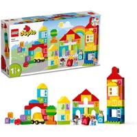 LEGO Duplo Classic 10935 Das Stadtalphabet, Bildungsspielzeug, Lernen Sie Farben und Briefe