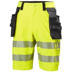Warnschutz Stretch Shorts "ICU" - C44 - gelb/schwarz