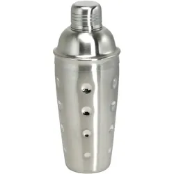Cocktail shaker 3tlg. - Edelstahl mit Sieb - 700 ml.