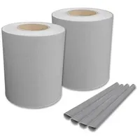 Allegra Sichtschutzstreifen 19 x 5000 cm Fenstergrau PVC 2 St.