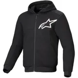 Alpinestars Chrome V2 Sport Motorrad Zip Hoodie Schwarz - L