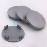 4 x Nabenkappen Nabendeckel Felgendeckel 57,0-51,5 mm - silber