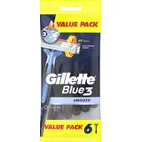Gillette Blue3 Smooth Einwegrasierer Männer 6 Stück