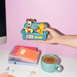 Grupo Erik Garfield 3D Ewiger Kalender Tischkalender 16,6 x 12,5 x 9,3 cm