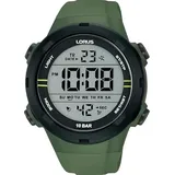 Lorus Herren Digital Quarz Uhr mit Silikon Armband R2305QX9