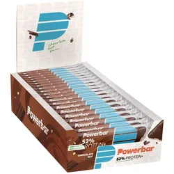 PowerBar Eiweissriegel Protein Plus 52% (Reich an Proteinen, Zuckerarm) Schokolade/Nuss 20x50g Box