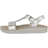 GEOX Mädchen J Costarei Gi Sandal, Silber, 28 EU