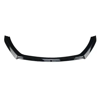 GKXTLTONG Auto Frontspoiler für Seat Leon 3 MK3 5F 2012 2013 2014 2015 2016, Frontstoßstange Spoiler Lippe Antikollisionsschutz Auto Modifiziertes Zubehör,A/Gloss Black