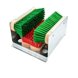 BawiTec Profi Schuhputzer Schuh- und Stiefelputzer Schuhreiniger Besen-Set Schuhabtreter Stiefelreiniger Metall und Holz