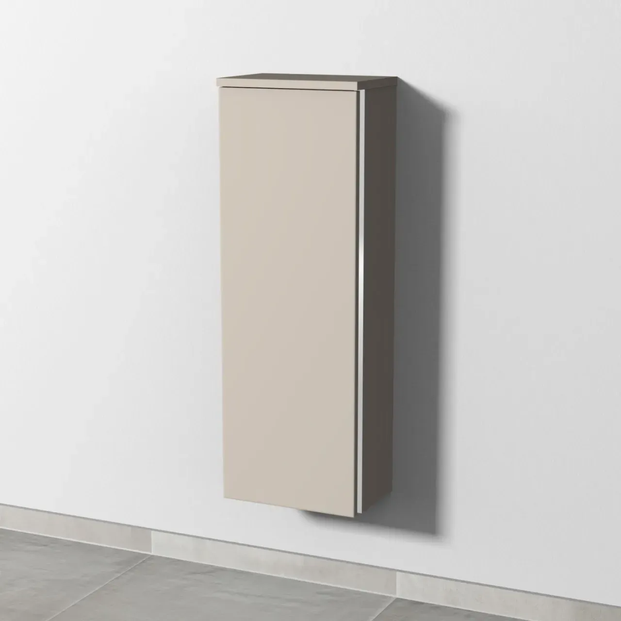 Sanipa 3way Mittelschrank mit 1 Tür, Kaschmir-Matt, BP1661U BP1661U