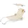 CASARIA Sonnenliege 200 x 70 x 30 cm Beige