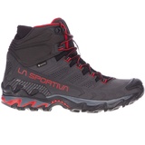 La Sportiva Ultra Raptor II Mid Leather GTX Herren carbon/tango red 42 1/2