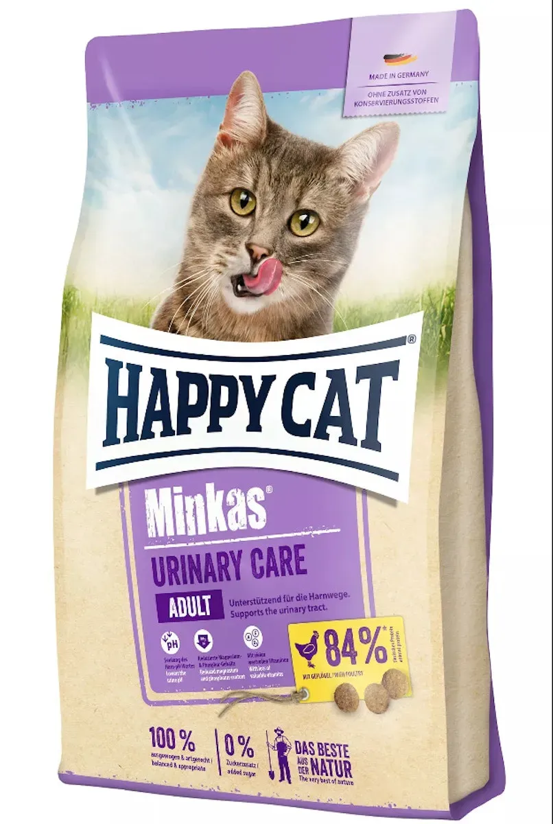 HAPPY CAT Minkas Urinary Care Geflügel Katzentrockenfutter 10 Kilogramm