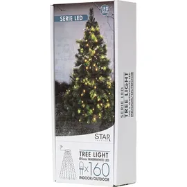Star Trading LED-Baummantel Lichterkette 2 m warmweiß