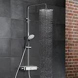 HSK AquaSwitch RS 200 Aufputz-Duschsystem mit Thermostat Weiß 1001900-KB11-07