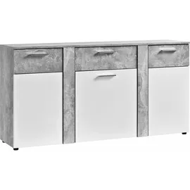 Procontour Trenti 155 x 81 x 40 cm grau / weiß