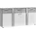 Procontour Trenti 155 x 81 x 40 cm grau / weiß