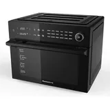 Melchioni 118340032 Friteuse Single 30 L Unabhängig 1800 W Heißluftfritteuse Schwarz - Schwarz