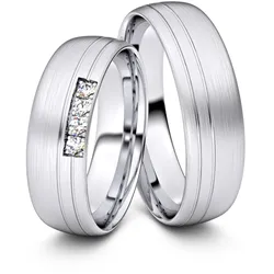 Trauringe Remscheid 333er Weiflgold - 6906