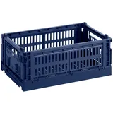 Hay HAY Colour Crate Small Dark blue