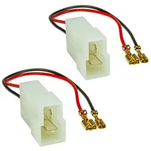 tomzz Audio 7103-000 Lautsprecheradapter (2er Set) auf DIN kompatibel mit Audi Daihatsu Hyundai Ford Kia Subaru Suzuki Mazda