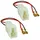 tomzz Audio 7103-000 Lautsprecheradapter (2er Set) auf DIN kompatibel mit Audi Daihatsu Hyundai Ford Kia Subaru Suzuki Mazda
