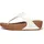 FitFlop Lulu Leder Flip-Flops Weiß 39