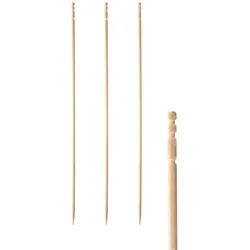 PAPSTAR Einweg-Fingerfood-Spieße braun Holz