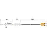 B + B THERMO-TECHNIK 0625 1189-41 Tauchfühler -100 bis +1000°C Fühler-Typ K