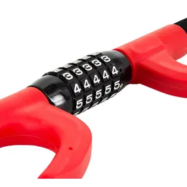 SCHMIDT security tools Lenkradkralle, Extra Langes Lenkradschloss, Wegfahrsperre, PKW Diebstahlschutz, Lenkradsperre mit schlüssellosem