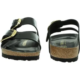 Birkenstock Arizona Big Buckle Damen Ledersandalen in Schwarz – 7 UK - 40 EU - 9/9.5 US / Black - Schwarz - 40