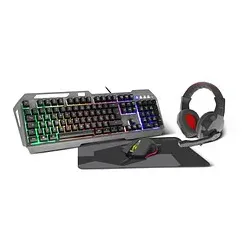 speedlink LUNERA 4in1 Illuminated Gaming Set Gaming-Set kabelgebunden schwarz