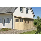 Karibu Konifera Wurmberg 4", BxT: 200x408 cm naturbelassen