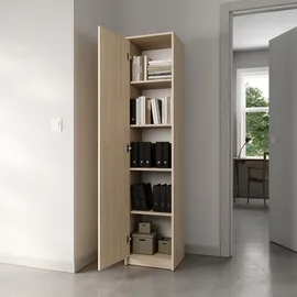 home collective Bücherregal Kleiderschrank 40 x 35 x 180 cm Beige