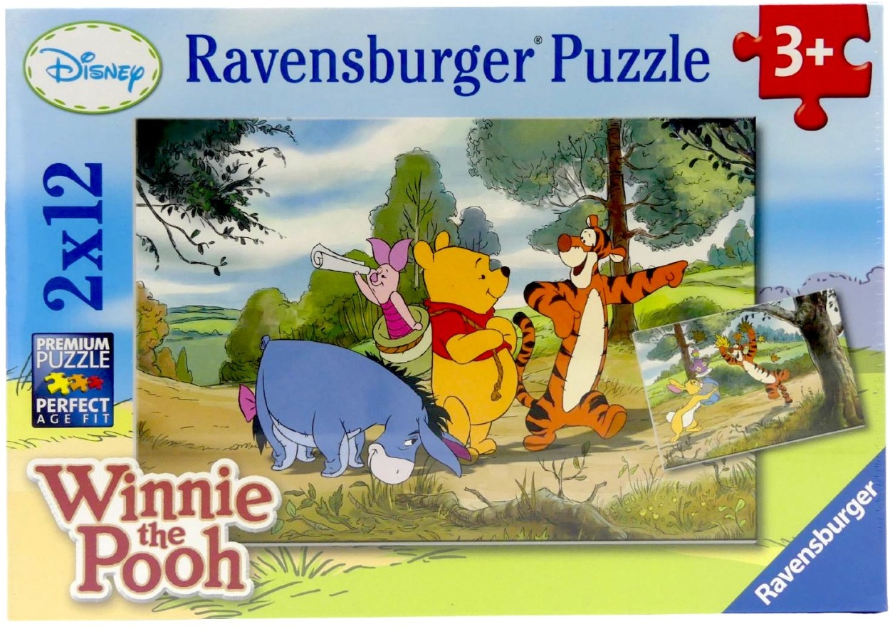 Ravensburger Puzzle Spaziergang mit Freunden Disney Winnie the Pooh 075645 2 ...
