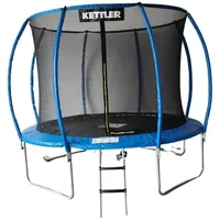 KETTLER Gartentrampolin KETTLER Outdoor Trampolin JUMP, Ø 305 cm, mit Sicherheitsnetz blau