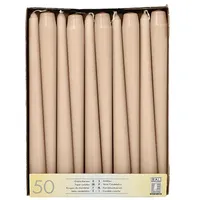 Papstar Leuchterkerzen 25 cm puder 100 St.