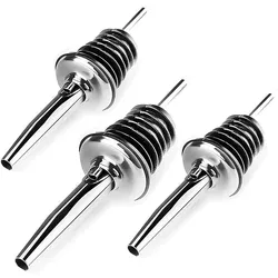 Ausgießer für Flaschen aus Edelstahl - 3er Set