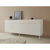 LeGer Home by Lena Gercke Sideboard »Essentials«, (2 St.), Breite: 224cm, MDF lackiert, Push-to-open-Funktion