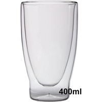Markenwarenshop-Style Gläser-Set 2x Jumbo Doppelwandig Latte Macchiato Kaffee Glas Eisbecher, Glas